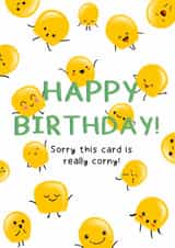 Cute funny happy birthday card created by Drunken Fairy 