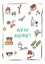 Classic New Home Card - Illustrations - New Home! created by Lauren Barclay