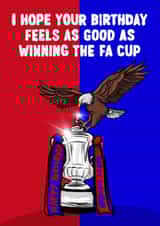 Classic Birthday Card - Crystal Palace - FA Cup Winners created by ZB CREATIVE