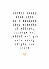 Classic Congratulations/Graduation Card - For Her - Well Done created by @hollielonglanddesigns