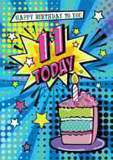 Pop Art style birthday card created by Mindikr