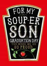 Fun Graduation Card - Heinz Tomato Soup - For Son created by  la la la     Designs