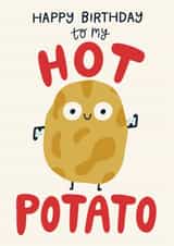 Cute Birthday Card - Hot Potato created by Christine Cuddihy Illustration