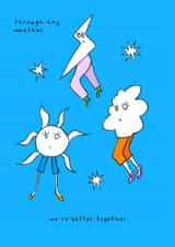 Cute Love And Friendship Card - Better Together created by Freya Niamh Design