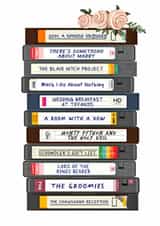 Funny Wedding Card - Movie Puns - VHS Tapes created by Of Life & Lemons Ltd.