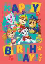 Cute Kids Birthday Card – Hug-Ready Paw Patrol Pack created by Danilo