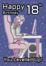 Fun Birthday Card - 18th - Gaming created by @Cupsie's Creations