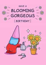 Cute Birthday Card - For Her - Blooming Gorgeous Flowers created by Cheeky Legends