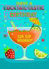 Sip Sip Hooray! It’s Your Cocktail-Tastic Birthday! created by Regina Moore
