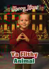 Funny Christmas Card - Home Alone - Ya Filthy Animal created by ShortRound888