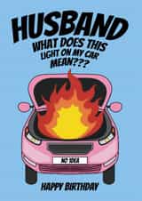 Funny Birthday Card - For Husband - Car Problem Help created by @Cupsie's Creations