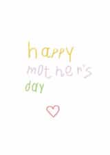Cute card for Mother's Day created by Ekaterina Golubeva