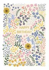 Pretty Birthday Card - Ditsy Florals - For Her created by Holly Hudson-Smith
