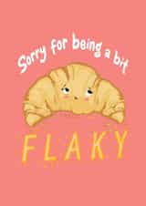 Cute sorry it’s late card - flaky croissant created by Kim&Tonic