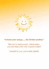 Sunshine card for a friend created by preeta varkey