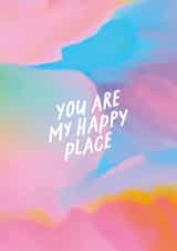 Arty Anniversary Card - Happy Place created by OHVERLEE