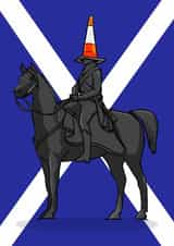 Fun Birthday Card - Scotland - Glasgow created by ZB CREATIVE