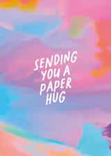 Arty Thinking Of You Card - Paper Hug created by OHVERLEE