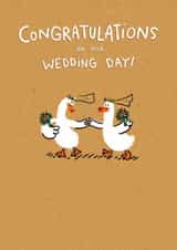 Cute Wedding Card - LGBTQ+ - Ducks created by Hew Ma