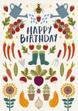 Classic Birthday Card - Gardening created by Nina Raby - Jones