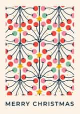 Arty Christmas Card - Retro Festive Berries created by Taya Cosgrove