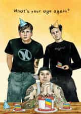 Funny Birthday Card - Blink 182 created by Natalie Warren
