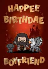 Cute Birthday Card - For Boyfriend - Harry Potter created by Cardology