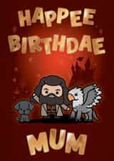 Cute Birthday Card - For Mum - Harry Potter created by Cardology
