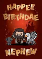 Cute Birthday Card - For Nephew - Harry Potter created by Cardology