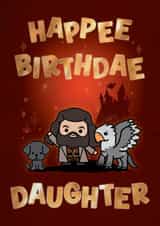 Cute Birthday Card - For Daughter - Harry Potter created by Cardology