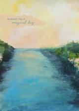 Arty Birthday Card - Riverside Landscape created by Heidi Clawson Art