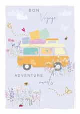 Bon Voyage Campervan Card - Adventure Awaits - New Beginnings created by SABIVO Design by Sabina