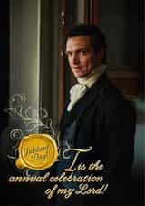 Funny Birthday Anniversary Card - for him - My Lord Darcy created by Shower Thoughts