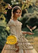 Pretty Birthday Card - Princess created by Shower Thoughts