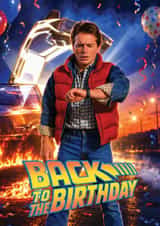 Fun Birthday Card - Back To The Future - Marty McFly created by ShortRound888