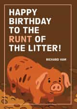 Funny birthday card for a Clarkson's farm fan! created by Winnie's Design