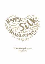 Classic Anniversary Card - 12th - Silk created by Fatchair Print
