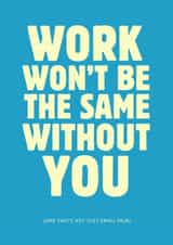 Funny Leaving Card - Not Just Small Talk created by Sundiva Designs