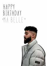 HAPPY BIRTHDAY "MA BELLE" - AP DHILLON CARD created by Rangoli Official