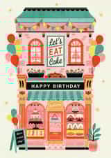 Cute Birthday Card - Cakes - Balloons - Treats created by Dalia Clark Design