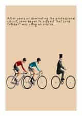 Funny Birthday/Just Because Card - Cycling - E-Bike created by Not at all Jack