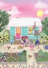 Pretty Birthday Card - Garden - Flowers created by Lara Waghorn