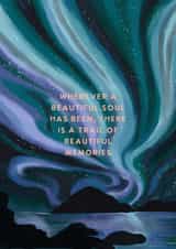 Beautiful Soul Memories - Thoughtful Thinking of You Sympathy Loss Grief Card created by This Wild Soul