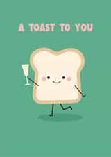 A Toast To You - Congratulations Card - You did it - Well Done created by Amy Cole