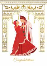 North Indian Wedding Greeting Card - Punjabi Wedding Greeting Card created by SKAA