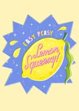 Fun Congratulations/Good Luck Card - Easy Peasy - Lemon Squeezy created by Claire Makes Things