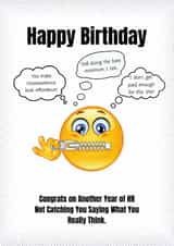Funny Work Birthday Card – HR Still Hasn’t Caught You Talking Back! created by Meet Me In The Break Room