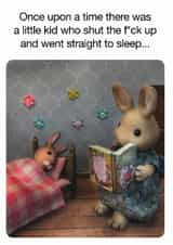 Funny Birthday Card - Once Upon A Time created by Brainbox Candy