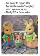 Funny Birthday Card - Naughty Word created by Brainbox Candy