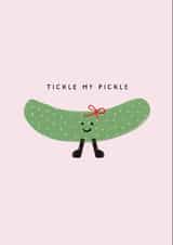 Tickle my Pickle - Amuseables - Jelly Cat - Cute Birthday Card created by Sassy Publishing